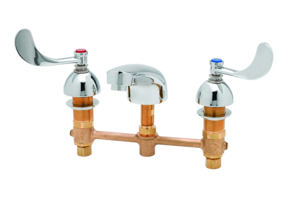 T & S Brass and Bronze Work B-2990-WH4 T & S Bathroom-Sink-faucets, Brass/Antique Brass