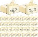 Paterr 100 Pcs Religious Tote Bags 12 x 12 Inches Large Christian Bible Non Woven Reusable Goodie Bags with Handles for Women