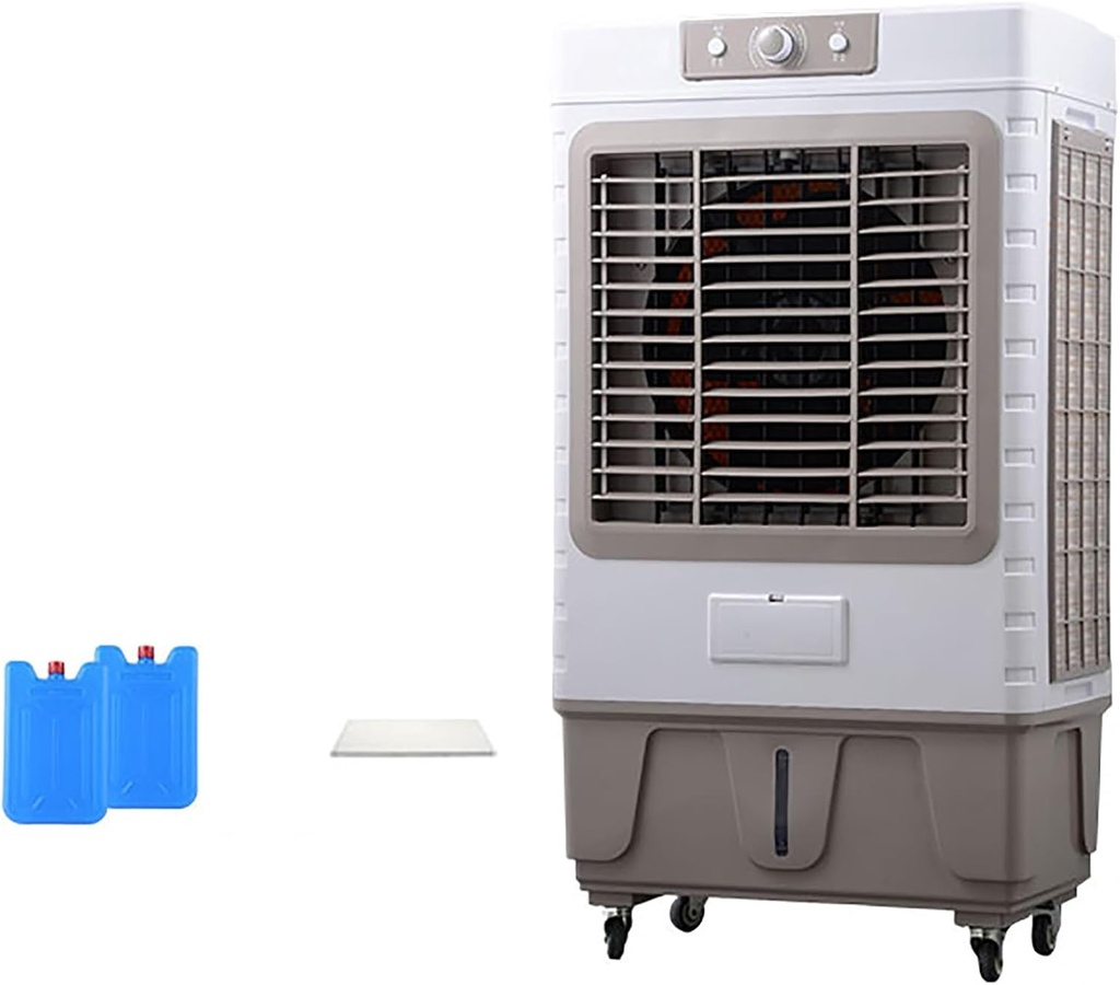 3500CFM Swamp Cooler, Evaporative Air Cooler, Portable Air Cooler, 13 Gal Water Tank, 3 Speeds, 2 Ice Packs, 90° Oscillation for Patio, Yard, Porch, Outdoor, Commercial, 40in