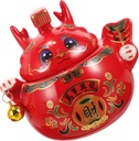 STOBAZA Zodiac Dragon Cookie Jar Ceramic Tea Canister Sealing Lid Small Jars for Snacks