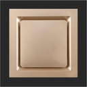 Exhaust Fan Ceiling Type Ventilation Fan Kitchen and Bathroom Ducted Exhaust Fan 10" Home Silent Ventilation System, 40W, White/Silver/Gold Ventilation Fan(Gold)