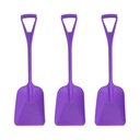 SPARTA 41076EC68 Plastic Sanitary Shovel, Food Safe Plastic Shovel For Commerical Kitchens, 11 Inches, Purple, (Pack of 3)