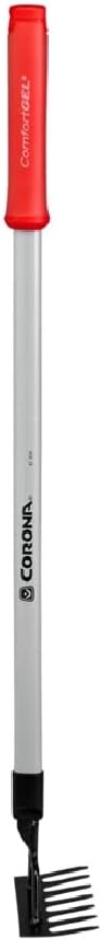 Corona Tools GT 3234 Reach 7-Tine Extended Rake, Silver,RED,Black