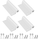 4 Pcs 2579475 L 3" x W 1-5/8" Wide Lower Screen Door Leaf Hinge W/Screws, Door Butt Hinge, Fit for Andersen Insect Screen Doors