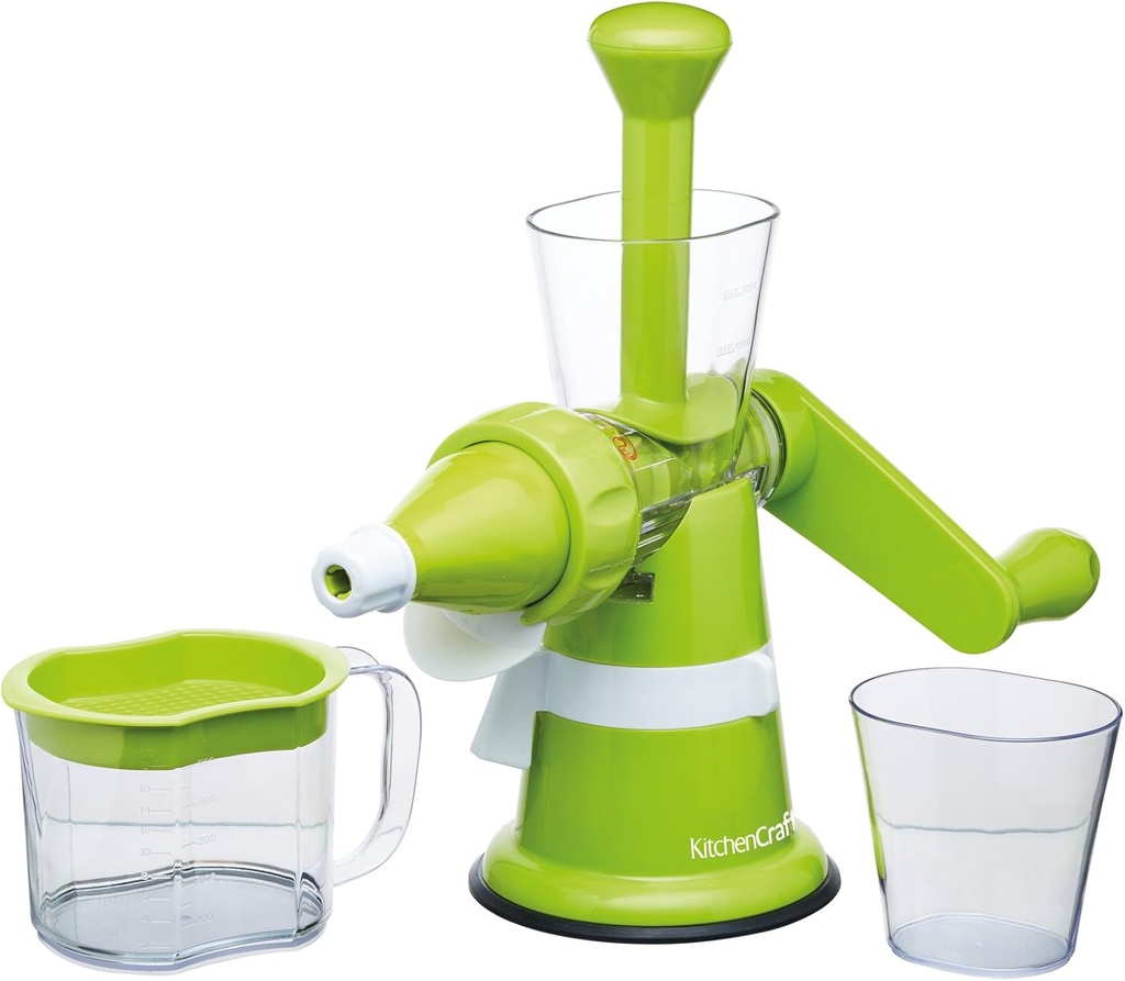 KitchenCraft Healthy Eating Manual Masticating Juicer