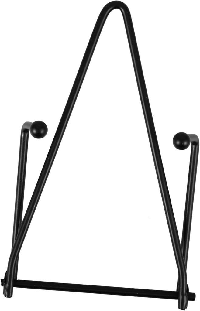 Metal Wall Mount Plate Display Stand Folding Ceramic Plate Holder with Metal Frame for Picture Frames Artwork and Decorative Platter Display in Home