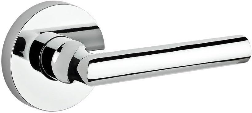 Baldwin PSTUBCRR260 Baldwin Reserve Passage Tube with Contemporary Round Rose in Bright Chrome Finish