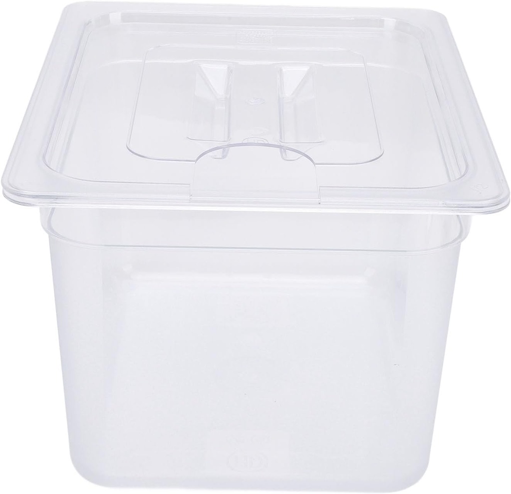 Sous Vide Cooking Container Sous Vide Container With Lid, 12L Plastic Slow Cookers Container, Compatible With Diameter of Slow Cookers 62mm or Smaller