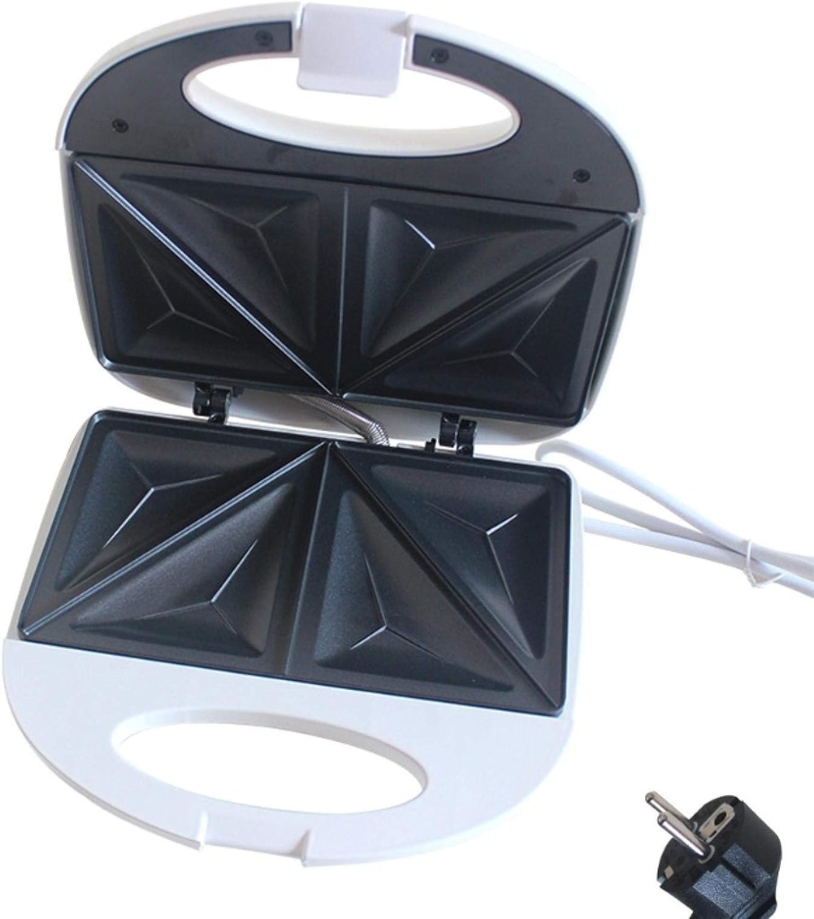 Waffle maker ， sandwich maker toastie ， Electric Deep Fill Sandwich Toaster Press, Two Portion, Stainless Steel 750W