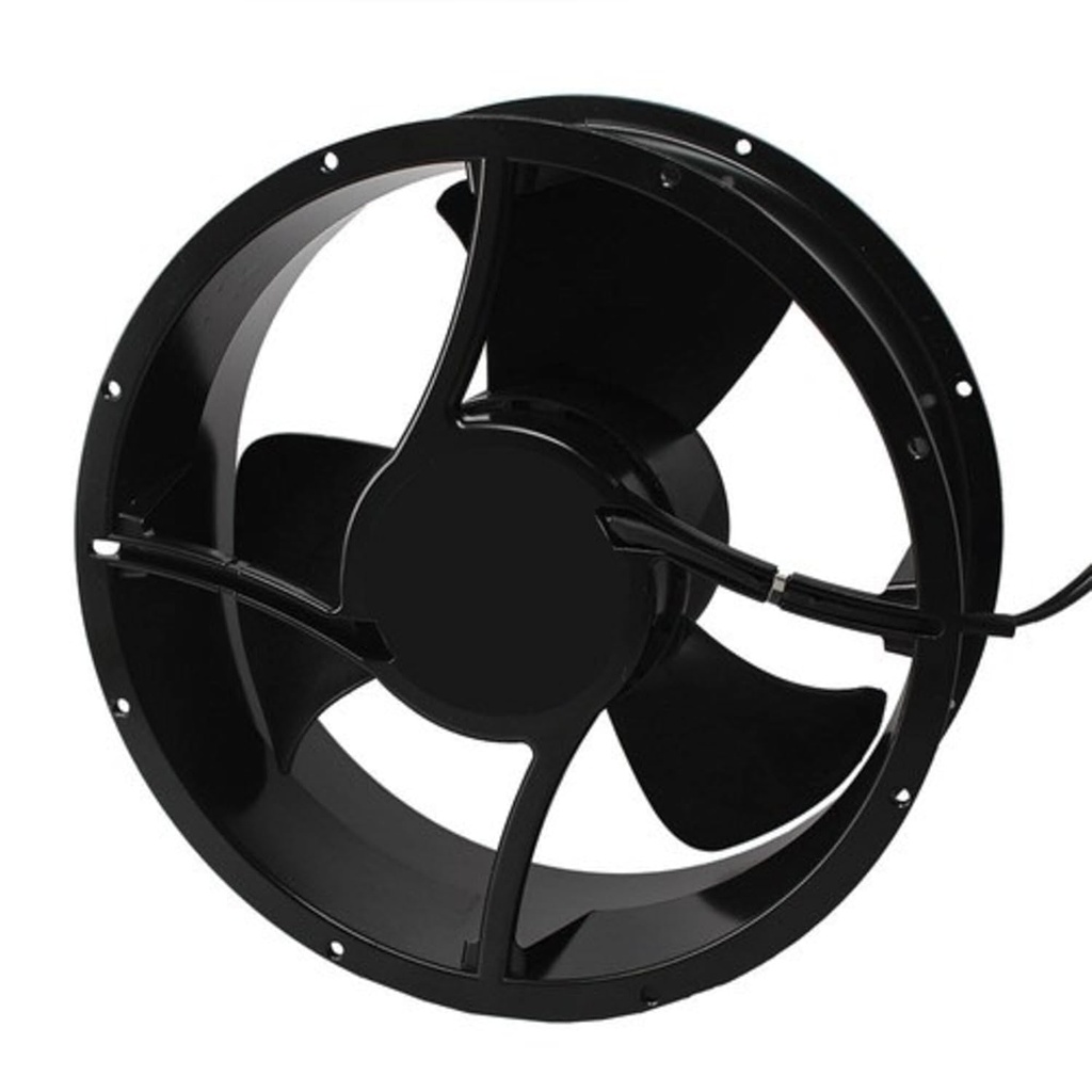 OA254EC-22-1WBXC, EC Fans EC Fan, 254x89mm, 115VAC, 830CFM, 75W, 1.05A, 70dB, 2750RPM, 1.2" H2O, Ball, Wire