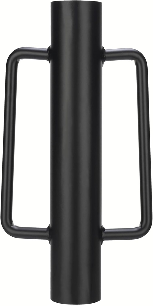Fence Post Driver T Post Pounder with Handle 16 LB, Heavy Duty Hand Post Rammer for Wooden Posts/U-Channels/Fence Posts, 16 Inch Post Hole Digger (Black)
