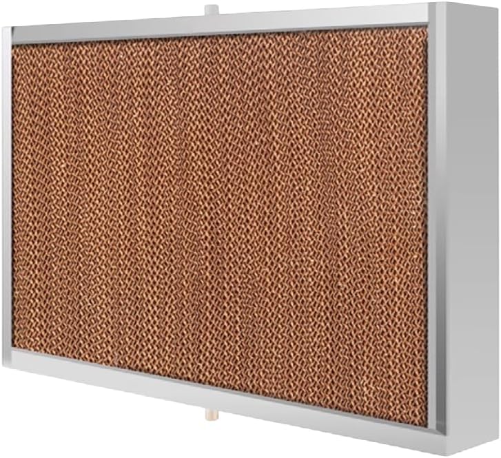 ASSYA Evaporative Wet Curtain, Circulating Water Cooling Wall, Multiple Water Inlet and Outlet Options, Suitable for Factory Workshop Breeding Shed,C,50×40cm