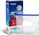 PAMI Slider Gallon Freezer Bags [40 Pack], Leakproof Freshness-Lock Food-Safe Storage with Expandable Bottom