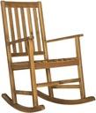 SAFAVIEH Outdoor Collection Barstow Teak Rocking Chair