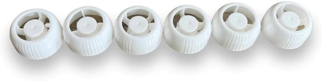 Additional Reusable Plastic Food Pouches Caps - Universal - Food Storage - BPA Free - Pack of 6 - Universal compatibility - Squeeze Pouch Lid - Extra Supplementary | Pouch Top refillable lids