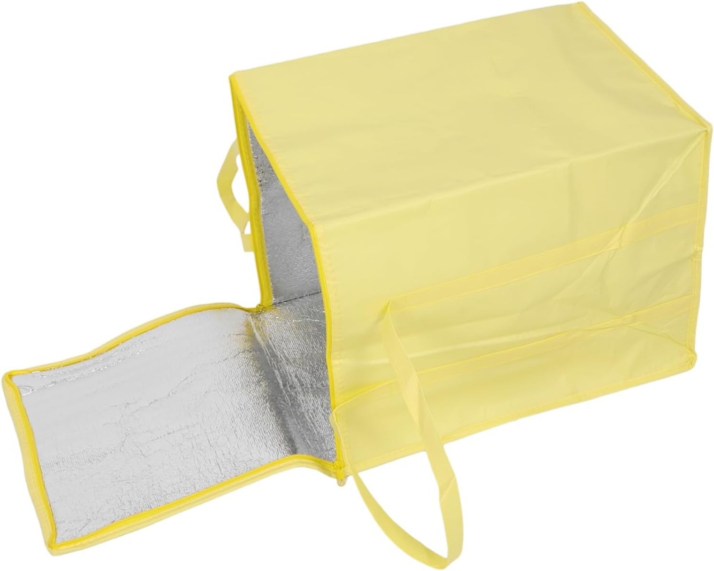 Insulated Cake Carrier Bag Jumbo Food Storage for Cakes Heavy-duty Zippered Cooler for Party Takeout Thermal Tote with Sturdy Handles