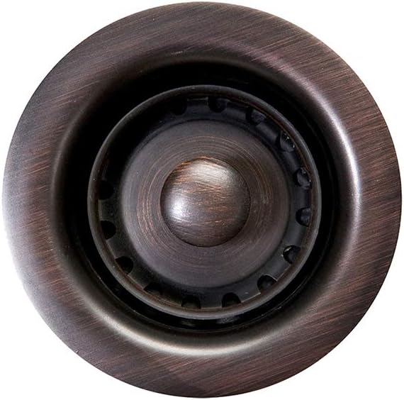 Premier Copper Products D-133ORB 2-Inch Bar Basket Strainer Drain, Oil Rubbed Bronze