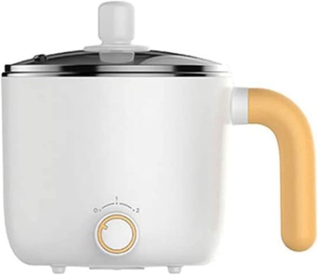 Electric Hot Pot 0.8L, Rapid Noodles Cooker, Mini Pot, Cook Perfect for Ramen, Egg, Dumplings, Soup, Porridge, Oatmeal