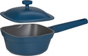 Servappetit Cast Alum 2qt Saucepot Navy