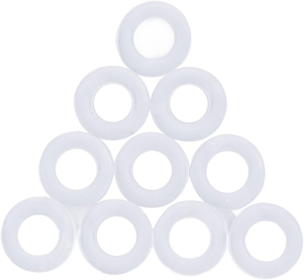 Hyuduo Soda Machine Adapter Washers Silicone O Rings CO2 Quick Converter Gaskets Set of 10 for Soda Maker Hose