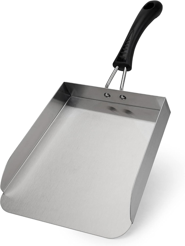 Stanbroil Stainless Steel Griddle Mover Smash Burger Food Shovel Grill Spatula Great for Stir Fry and Move Food, 13"