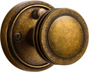 1 Pack Antique Brass Bronze Door Knob Interior Privacy Door Knobs with Lock Door Handle Bedroom and Bathroom Zinc Alloy