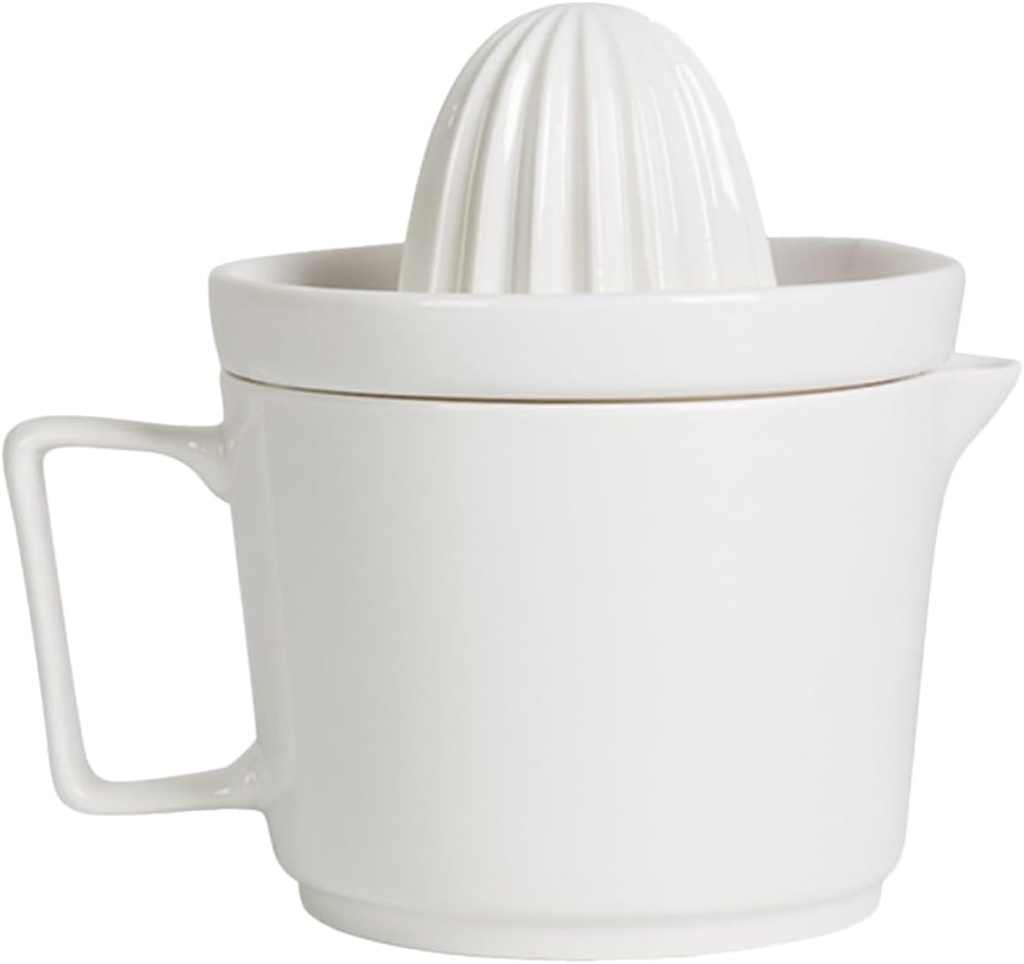 Garneck Manual Citrus Juicer for Lemons and Oranges Portable Ceramic Fruit Squeezer Design Kitchen Tool for Fresh Juice Making