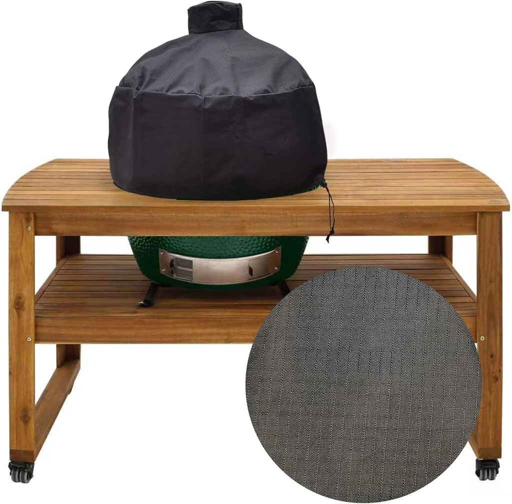 34” Kamado Dome Grill Cover for XLarge Big Green Egg, Kamado Joe Big Joe in Built-in or Island,XL Big Green Egg Accessories Waterproof Outdoor Grill Cover