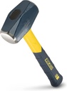 ESTWING Sure Strike Drilling/Crack Hammer - 3-Pound Sledge with Fiberglass Handle & No-Slip Cushion Grip - MRF3LB