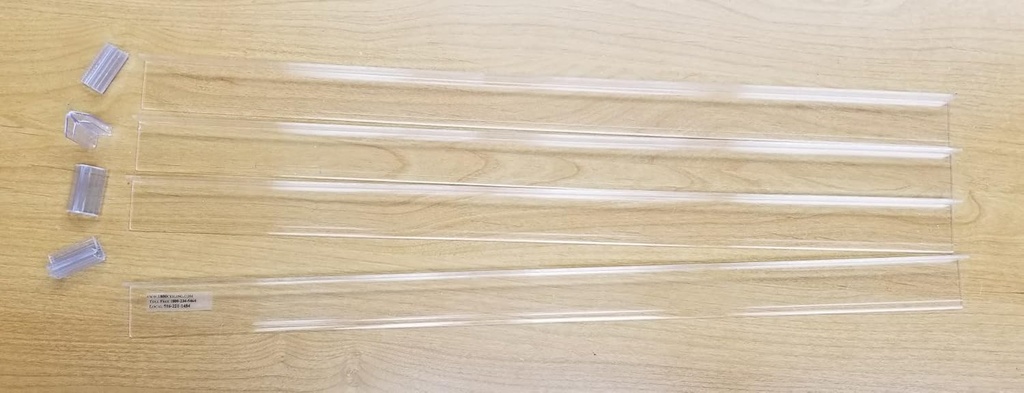 Clear Ceiling DUST Deflector for 2'X2' Ceiling AIR DIFFUSERS-6 Pack