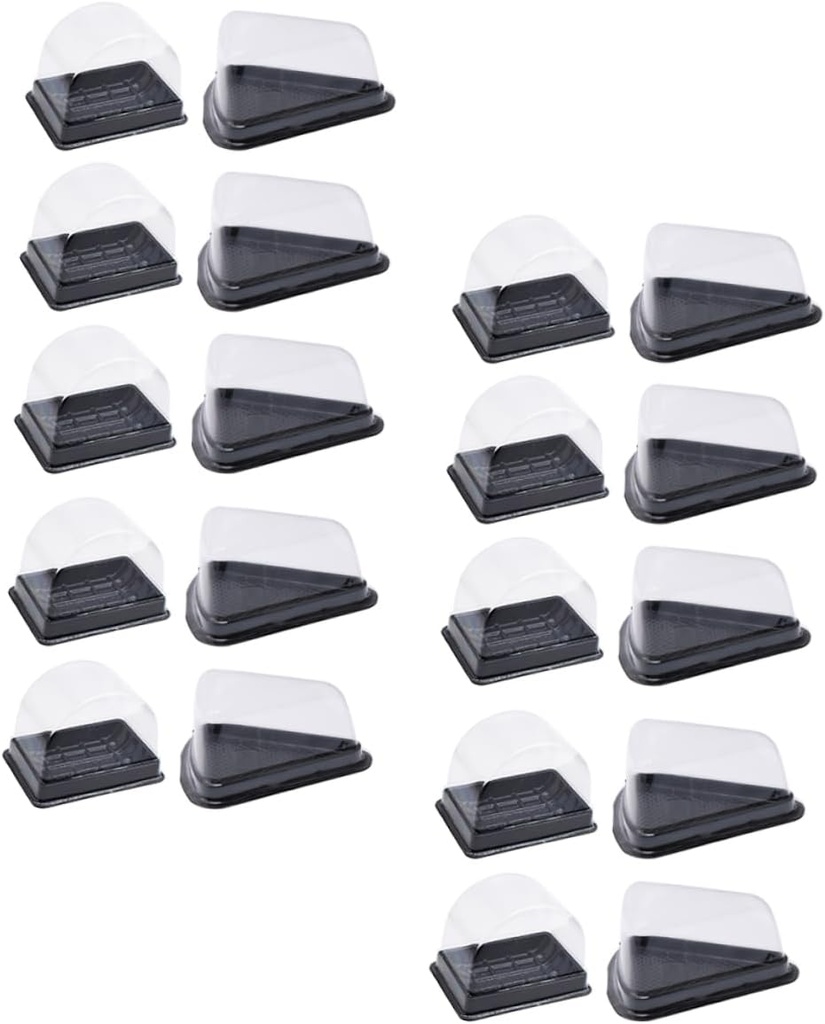 100pcs Transparent Cake Packaging Box Pet Cupcake Cases Lid for Desserts Mousse and Fruit Storage for Bakeries and Home Use