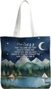 Inspirational Christian Tote Bag, Motivational Bible Canvas Tote Bags for Women, Christian Gifts for Women, How Cool is It That the Same God Reusable Grocery Shopping Bag