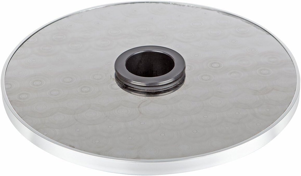 Naturally Nice Adjustable Table for Patio Heater Add More Functionality, Sturdy Place for Drinks, Stainless Steel Construction, Fits heaters with 2-1/2 Inch Diameter Posts - Table 16" Diamet