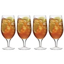 Luigi Bormioli Michelangelo Masterpiece 19.25 oz All Purpose Glasses - Sparkx Ultra-Clear Crystal Glass, Durable Titanium Reinforced Stems - Laser-Cut Rims - Dishwasher Safe (Set of 4)
