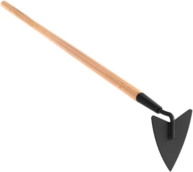 BonTool Bon 34-425 Warren Hoe, Triangular Head 45-inch Wood Handle