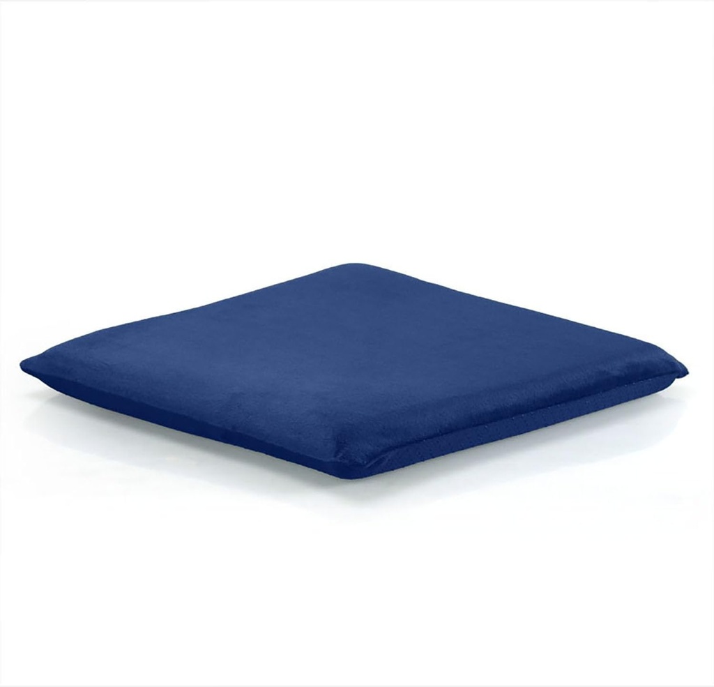 Augld Square Chair Seat Cushion Memory Foam Chair Cushion for Kitchen, Dining,Office or Car 18x18 in Navy