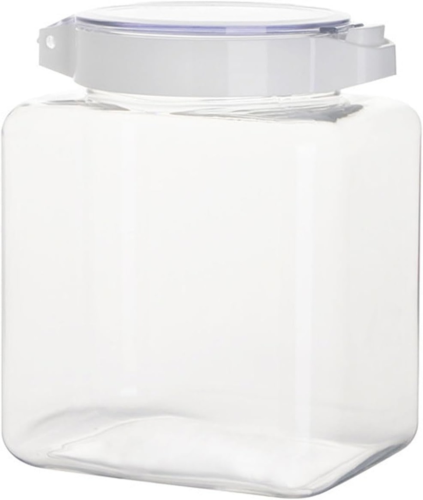 Clear Airtight Food Storage Container, Sealed Plastic Kitchen Canister Kitchen Container Organization for Cereal, Candies, Cookies, Coffee, Nuts, Sugar(1500ml)