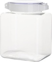 Clear Airtight Food Storage Container, Sealed Plastic Kitchen Canister Kitchen Container Organization for Cereal, Candies, Cookies, Coffee, Nuts, Sugar(1500ml)