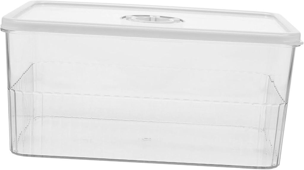 Airtight Bread Box with Recording Dial Capacity Food Storage Container for Kitchen Transparent Design for Easy Access and Freshness for Loaves Muffins Sandwiches