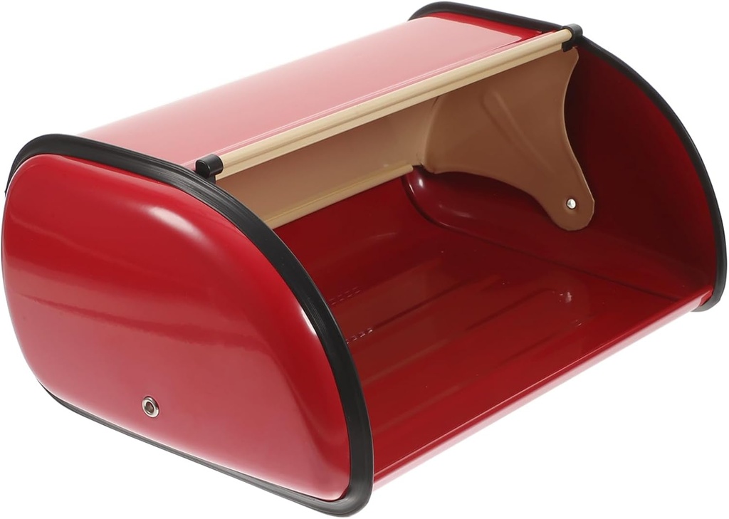 Breadboxes Kitchen Storage Rustic Oak Bread Box Airtight Containers for Bread