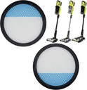 HEPA Filter Replacement for Ryobi 18V 1 + Cordless Stick Vacuum PBLSV716K, PBLSV716B, PBLSV717K, PBLSV717B, PCL720K, PCL720, Compare to Part A32SV720N (2 Pack)