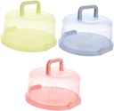 Unomor Round Cake Boxes Locking Buckle Sturdy and Safe Cake Transport Containers for Baking