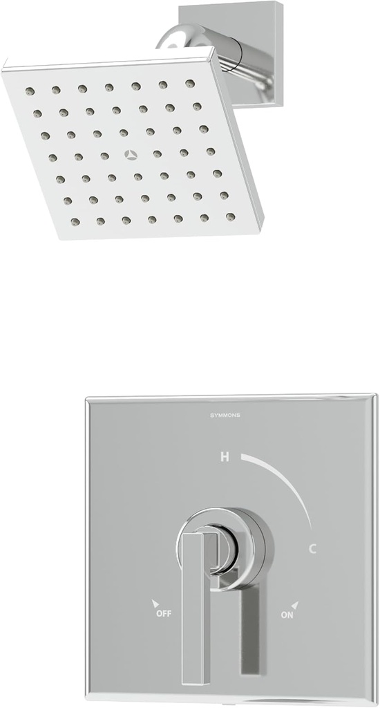 Symmons Duro HydroMersion Single Handle Shower Trim Kit with Escutcheon - 2.0 GPM