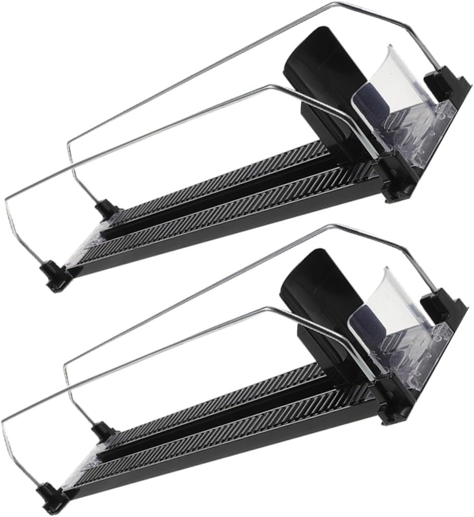 Cabilock 2pcs Plastic Drink Dispenser Stand Roller Beverage Propeller for Fridge