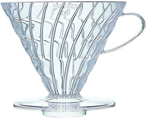 Hario, V60 Plastic Coffee Dripper Size 03 Clear