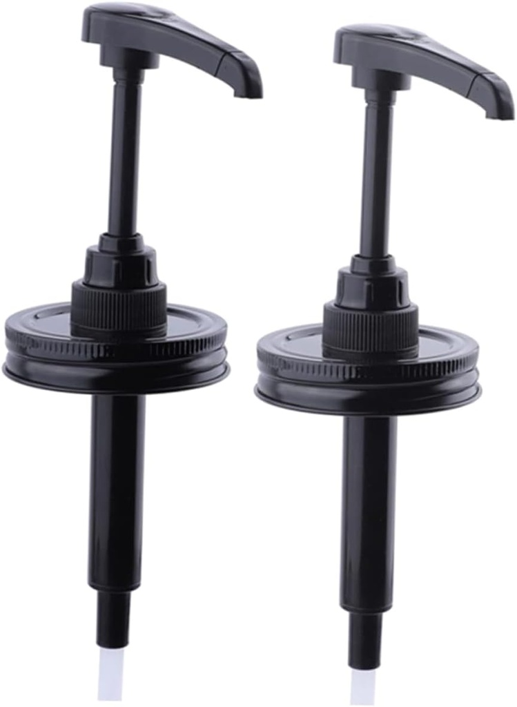 2pcs Plastic Syrup Pump Dispenser for Bottles Honey Syrup Dispensing Pumps