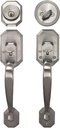 Constructor CON-CER-SN Cerberus Entry Handle Set Door Lock Lever, Satin Nickel