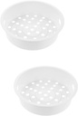 UPKOCH 2pcs Steamer Insert for Cooking Multi-function Food Steamer Basket for Dumplings Dim Sum Buns and More Lightweight and Compact Design for Easy Storage