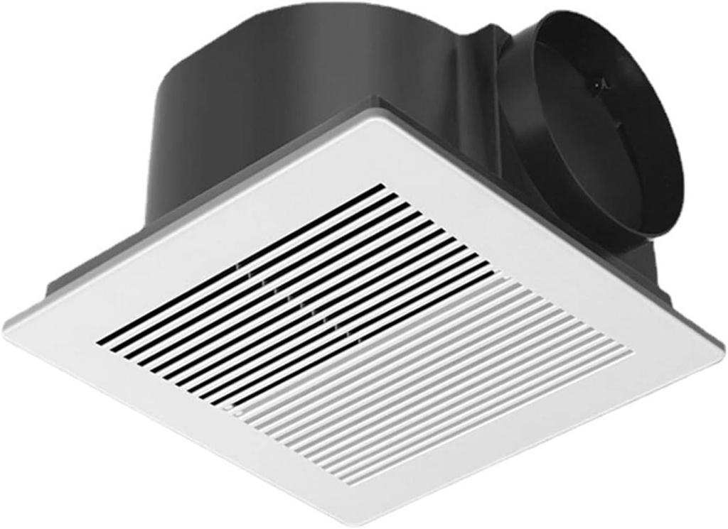 Ventilation Fans 10 inches Ultra-Thin Silent Ventilator Fan Bathroom Ceiling Integrated Exhaust Fan Square House Kitchen Ventilating Fan Exhaust Fan，