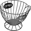 Large Capacity Coffee Storage Basket Iron Organizer for Coffee Bar Practical for Home
